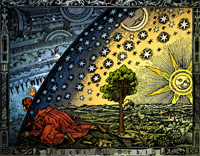 Das Universum nach c. Flammarion
