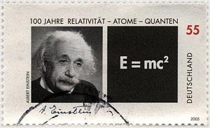 Albert Einstein, deutsche Briefmarke